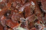 Natural, Red Quartz Crystal Cluster - Morocco #138896-4